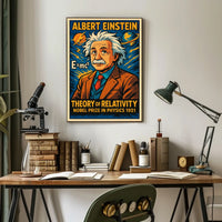 Albert Einstein Theory Of Relativity Poster
