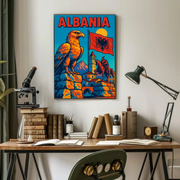 Albania A Vibrant Tribute Poster