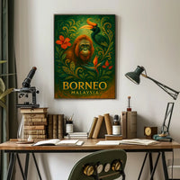 Borneo Wildlife Wonders Poster