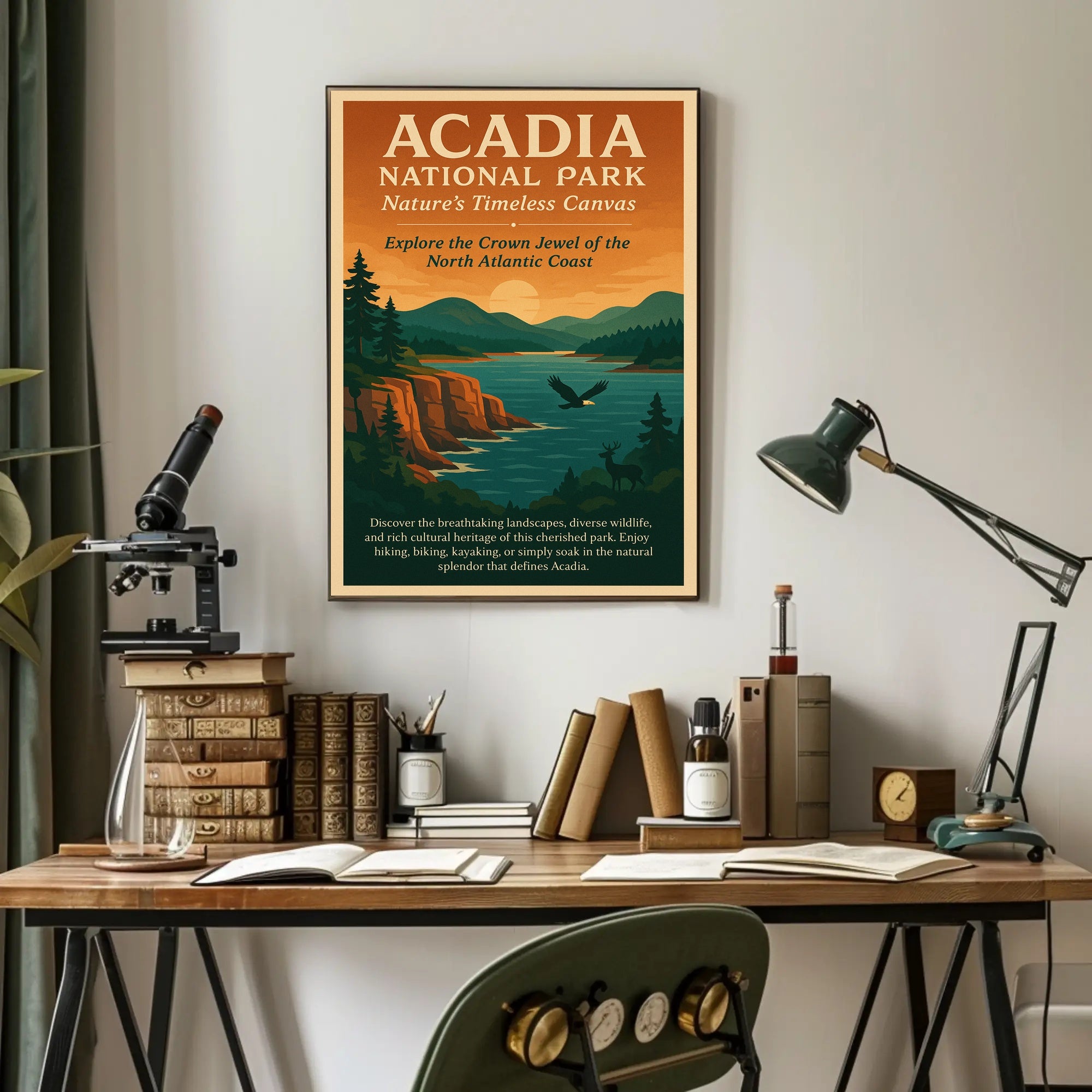 Acadia National Park Scenic Adventure National Park Poster