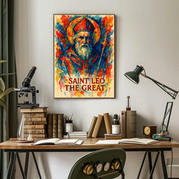Saint Leo Great Sacred Heritage Poster
