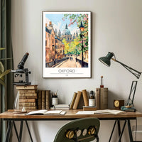 Scenic View of Oxford Poster PosterGoat