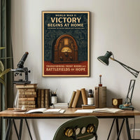 Victory Begins at Home Poster