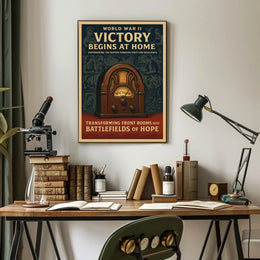 Victory Begins at Home Poster