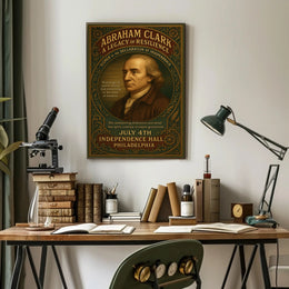Revolutionary Patriot at Independence Hall Historical or Presidential Poster