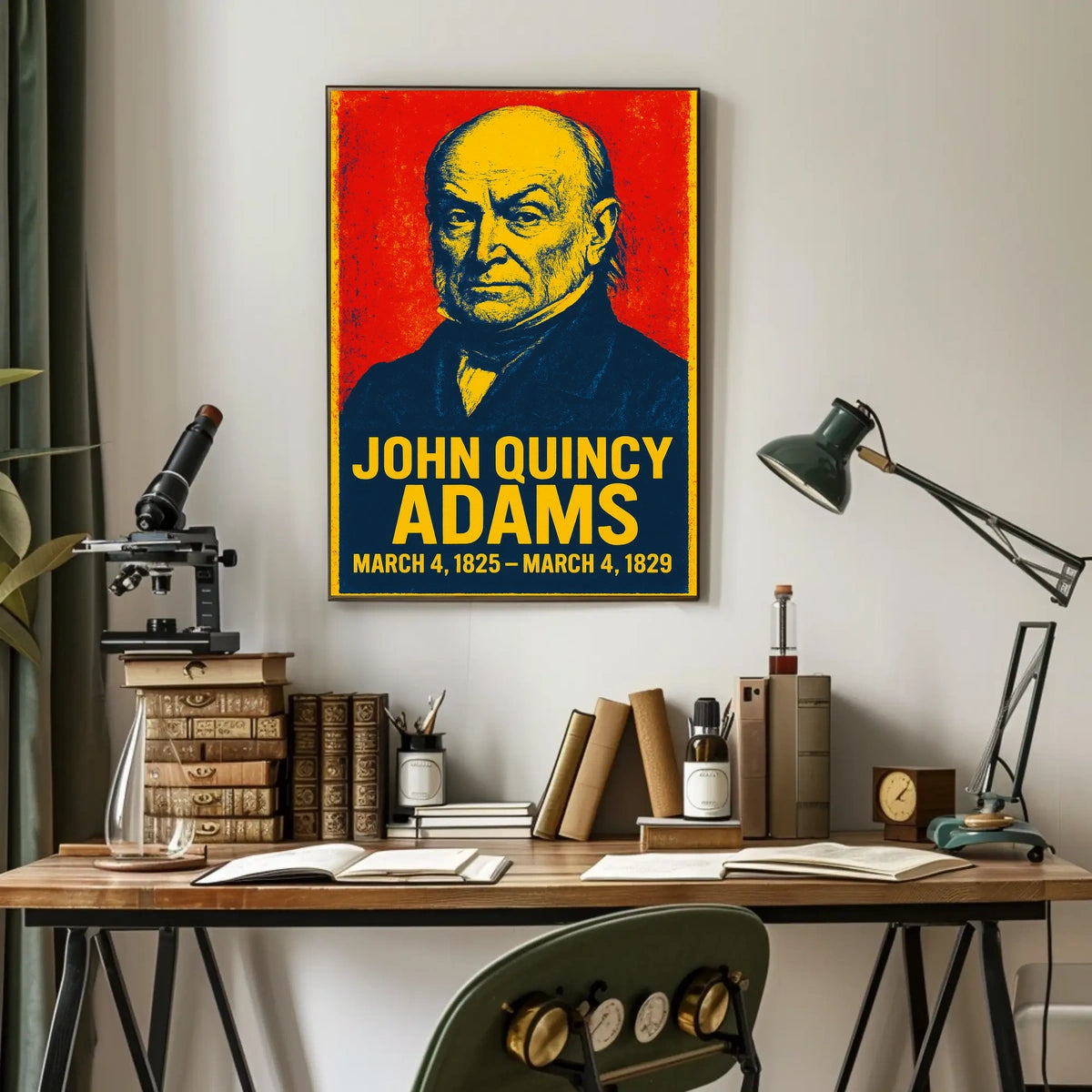 John Quincy Adams Presidential Term Poster