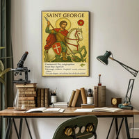 Saint George - Patron of Soldiers Poster PosterGoat