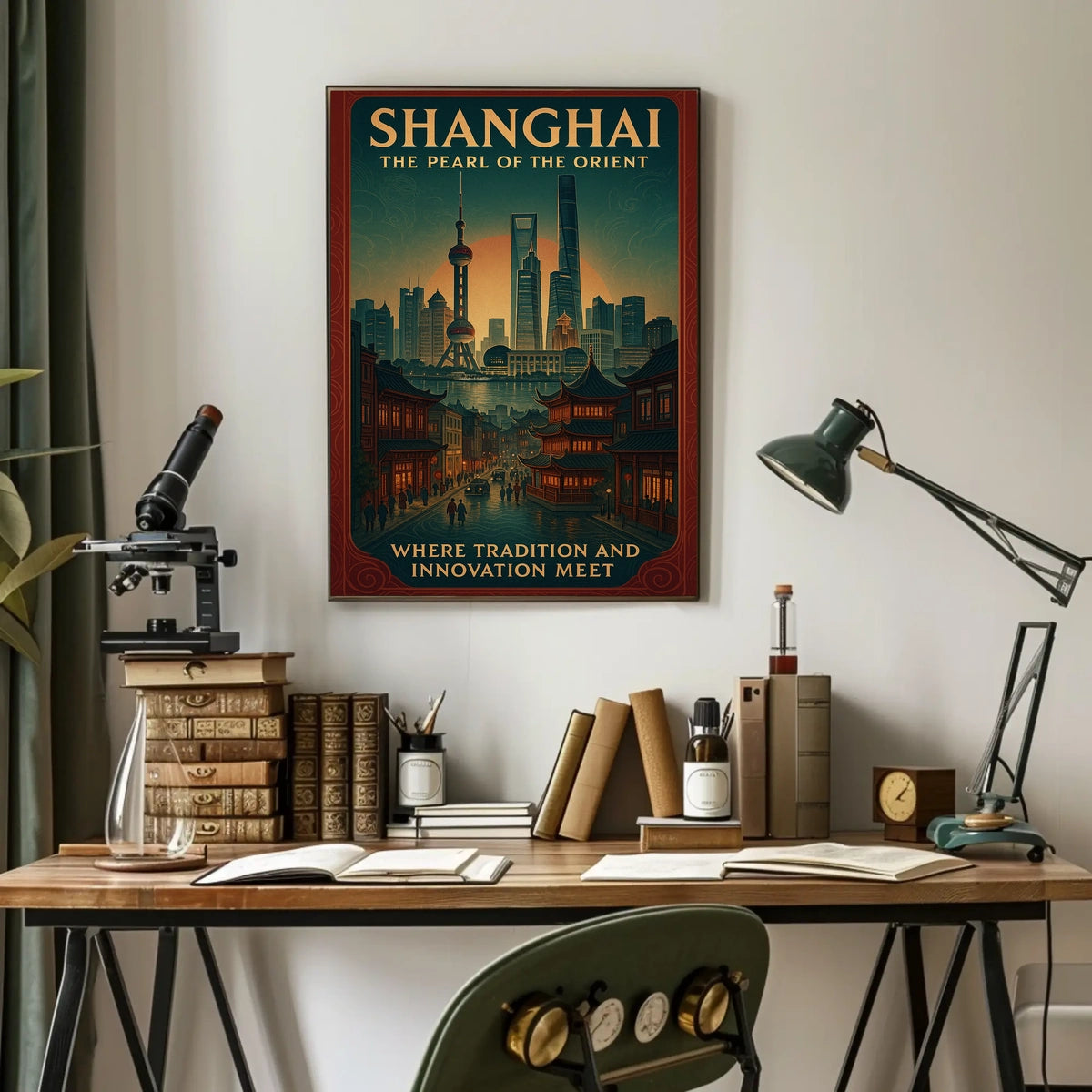 Shanghai The Pearl of the Orient Poster