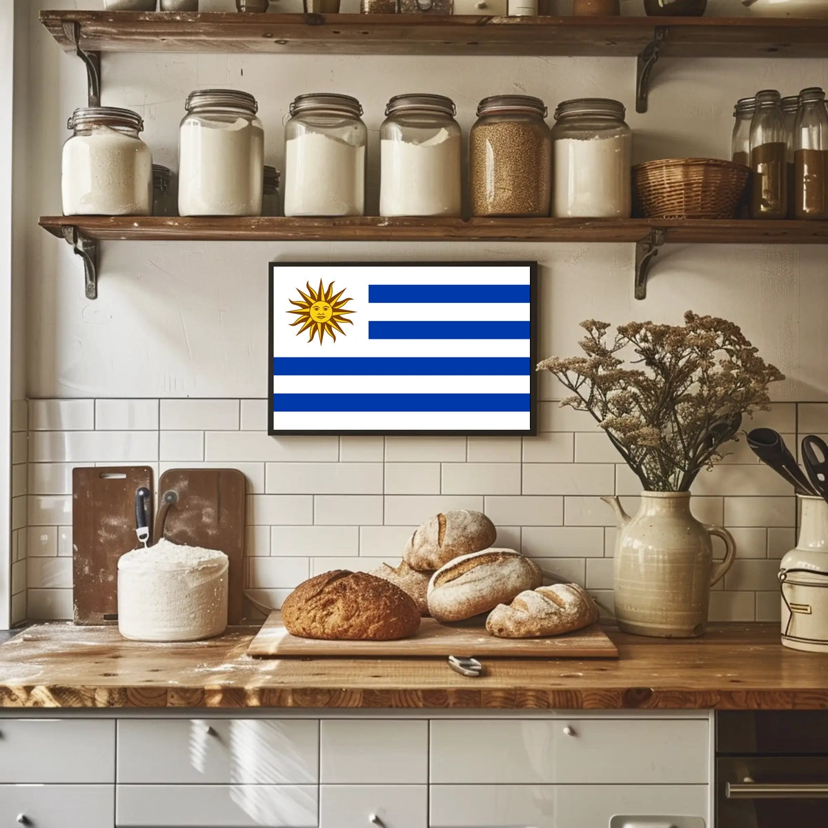Uruguay Flag Poster