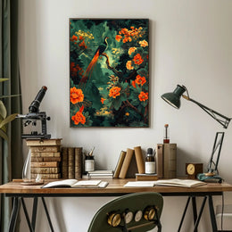 Tropical Paradise Bird Art Print - Animal Poster