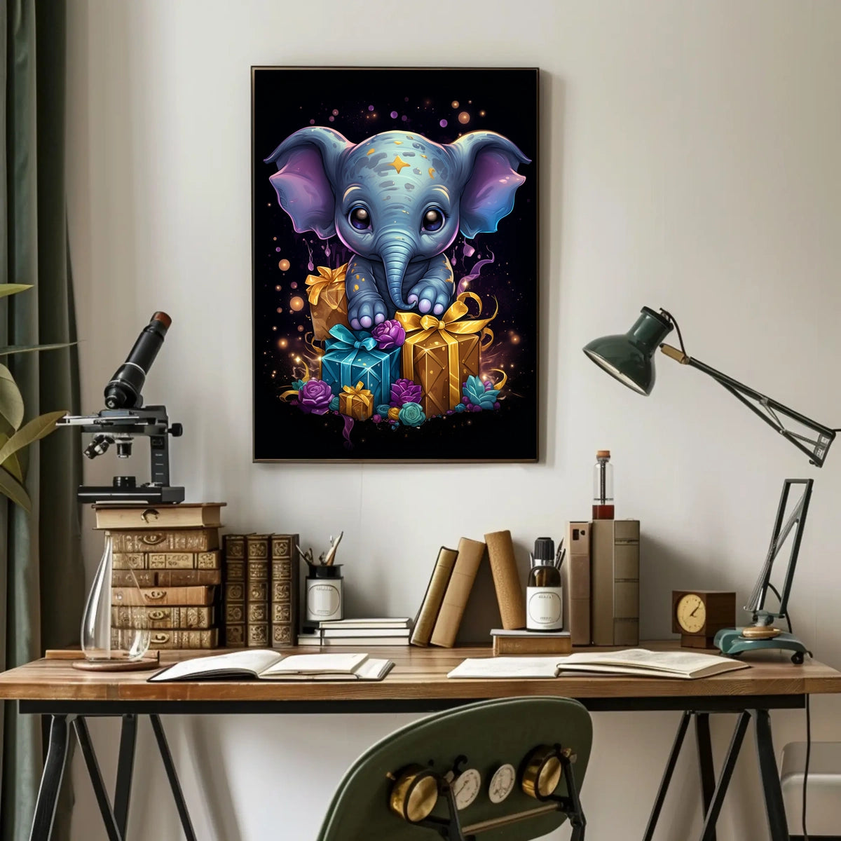 Enchanted Elephant Celebration Poster