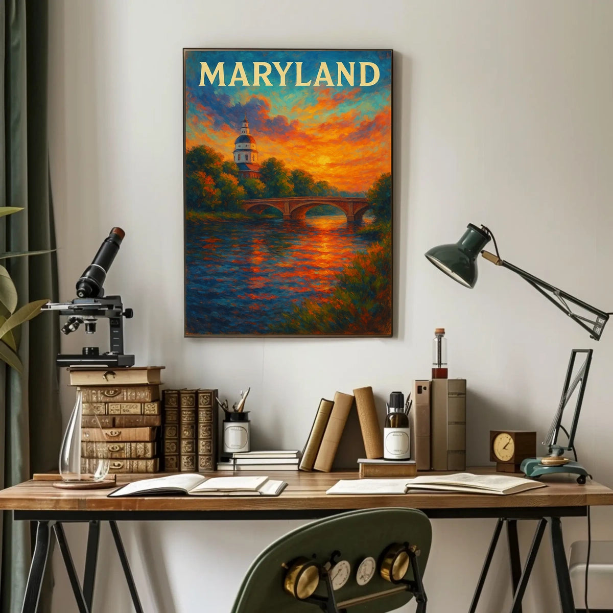 Maryland Sunset Poster