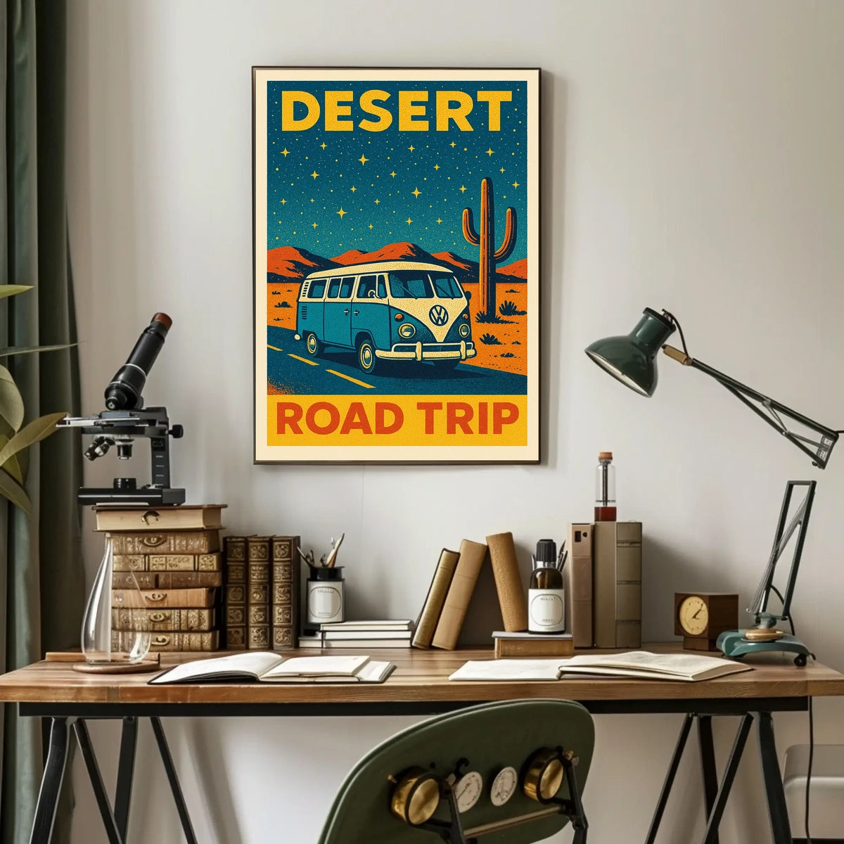 Desert Road Trip Poster