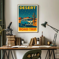 Desert Road Trip Poster