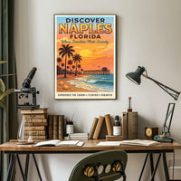 Discover Naples, Florida Poster PosterGoat