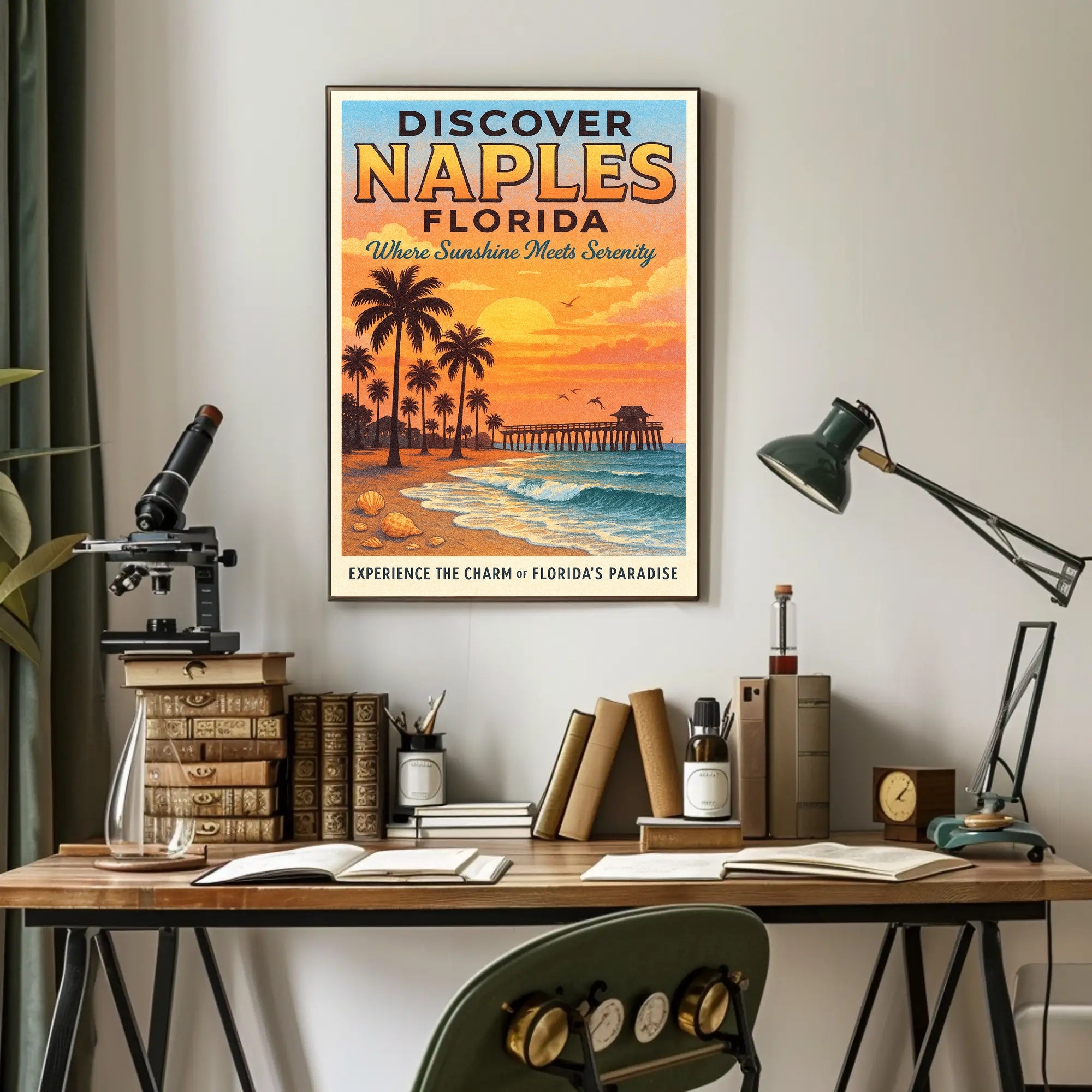 Discover Naples, Florida Poster PosterGoat