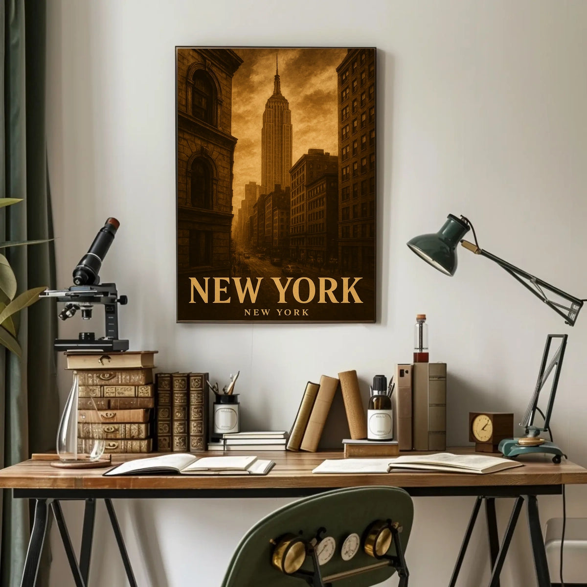 New York Cityscape Poster