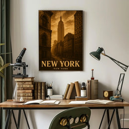 New York Cityscape Poster