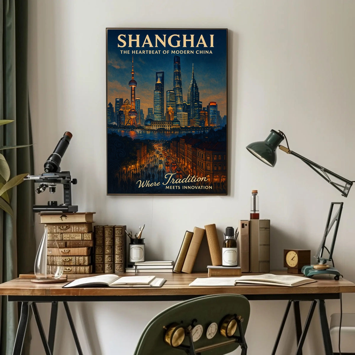Shanghai The Heartbeat of Modern China Poster
