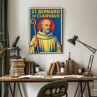 St. Bernard of Clairvaux Poster