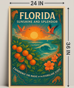 Florida Sunshine and Splendor Poster PosterGoat