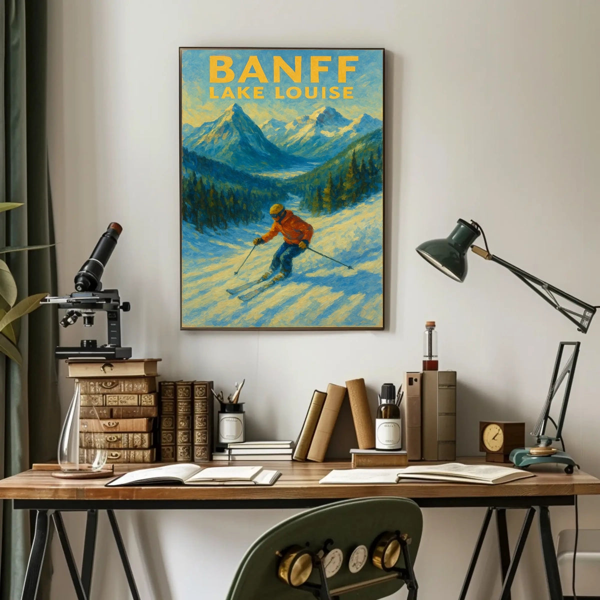 Banff Lake Louise Ski Adventure Poster