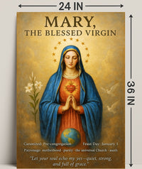 Mary, The Blessed Virgin Poster PosterGoat