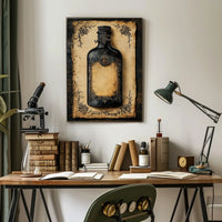 Vintage Ornate Bottle Fine Art Heritage Poster