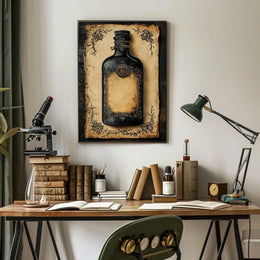 Vintage Ornate Bottle Fine Art Heritage Poster