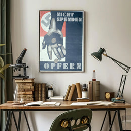 Propaganda Poster with Symbolic Imagery Poster PosterGoat