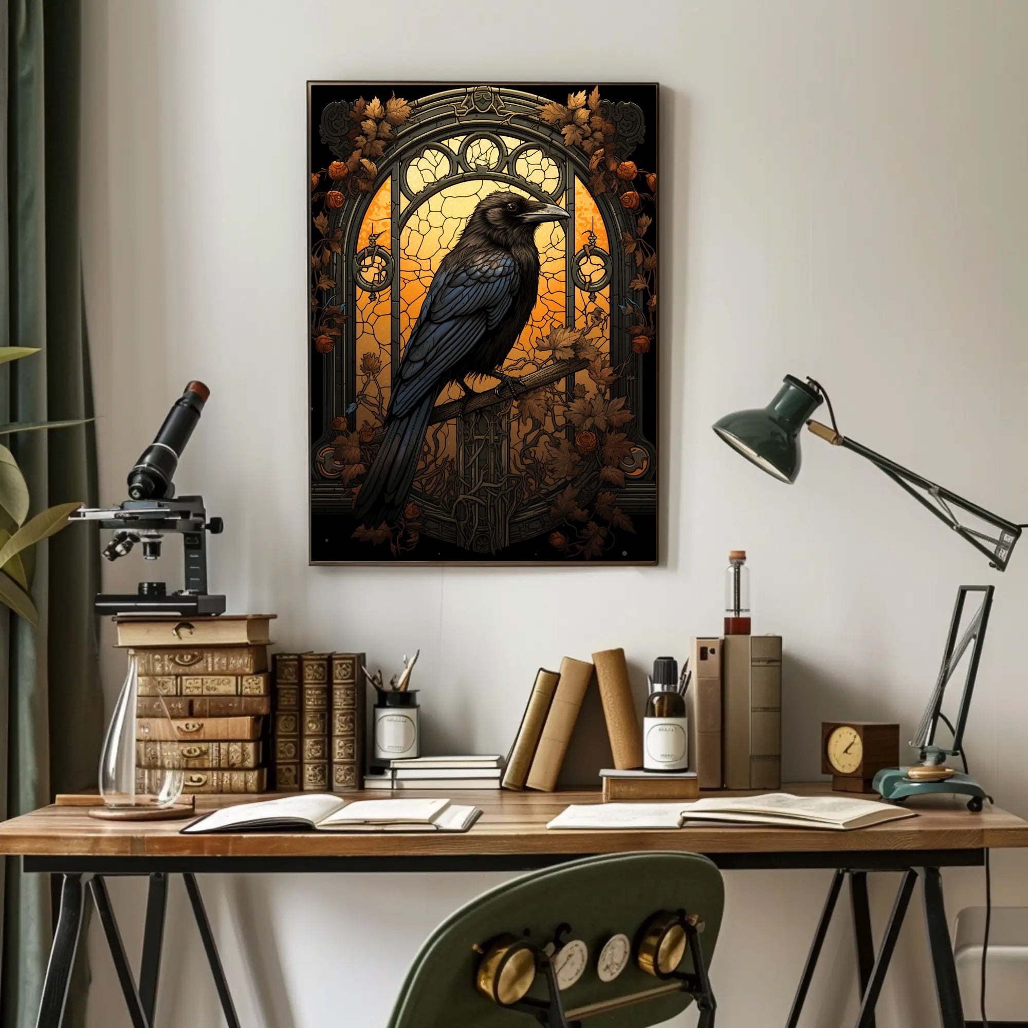 The Enigmatic Raven Poster