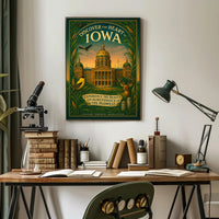 Discover The Heart Of Iowa Poster