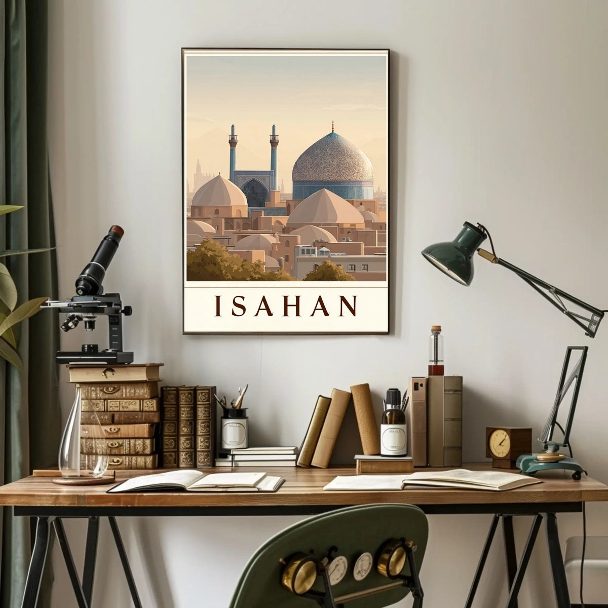 Isfahan Architectural Beauty Poster