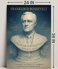Franklin D. Roosevelt Poster PosterGoat