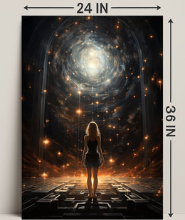 Journey To The Cosmic Vortex Poster PosterGoat