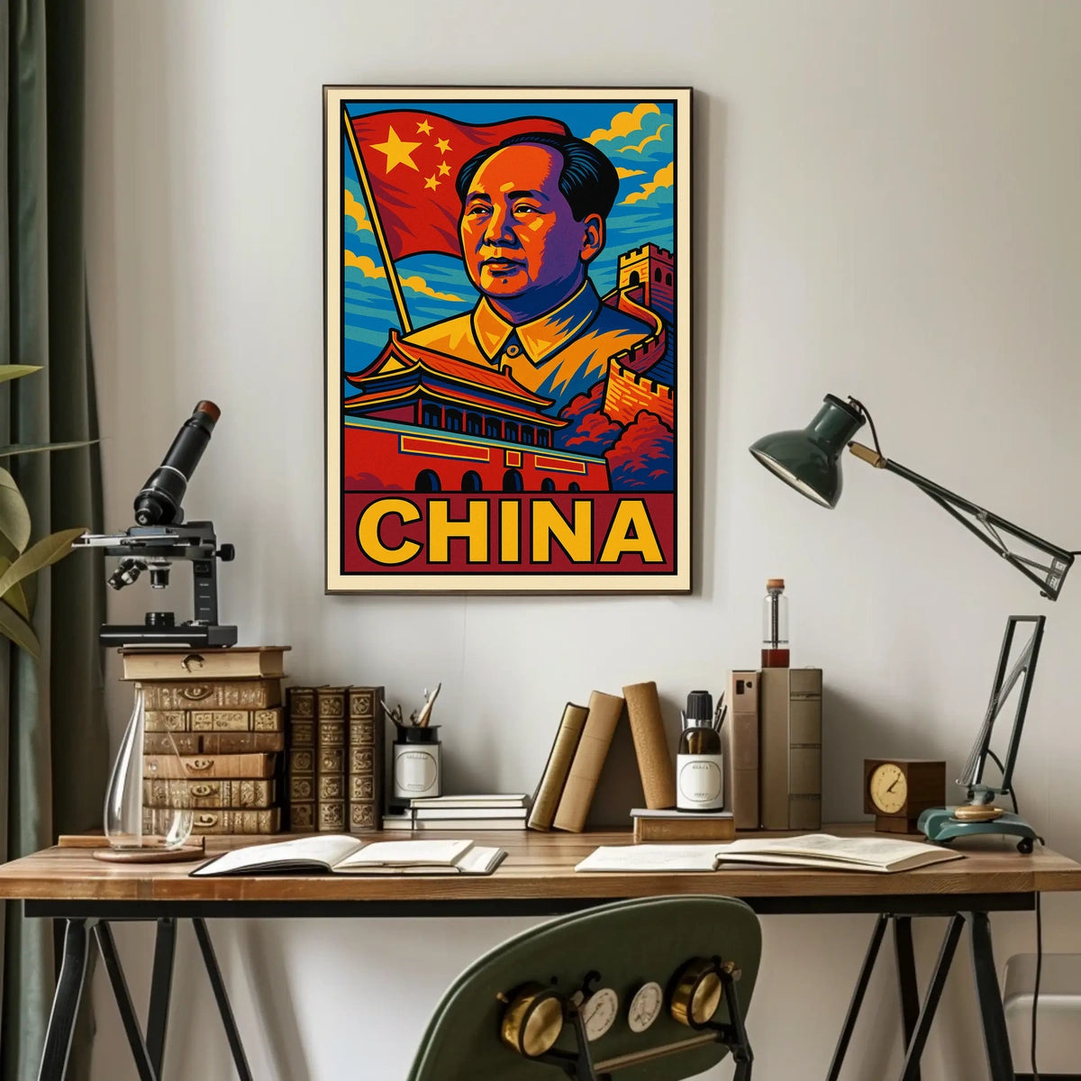 Iconic Leader Of China Poster