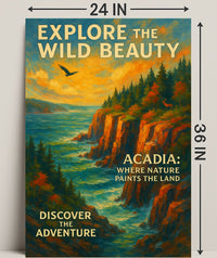 Explore the Wild Beauty of Acadia Poster PosterGoat