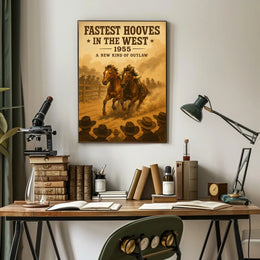Fastest Hooves in the West Poster