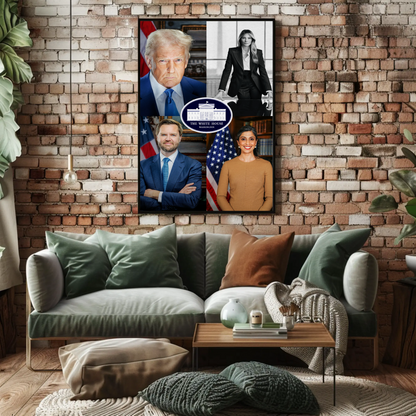 2025 White House Leadership Administration Portraits President Trump