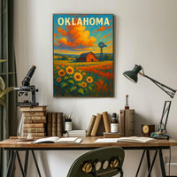 Oklahoma Countryside Poster