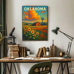 Oklahoma Countryside Poster