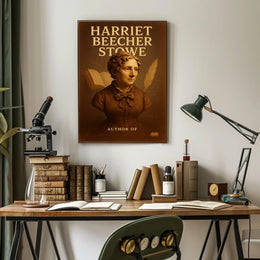 Harriet Beecher Stowe Literary Icon Poster