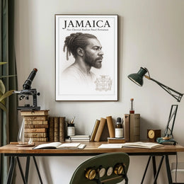 Jamaica NeoClassical Realism Portrait Poster PosterGoat