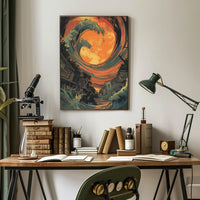 Vintage Architectural Wonders Art Poster