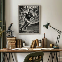 Jim Thorpe Legendary Athlete Poster