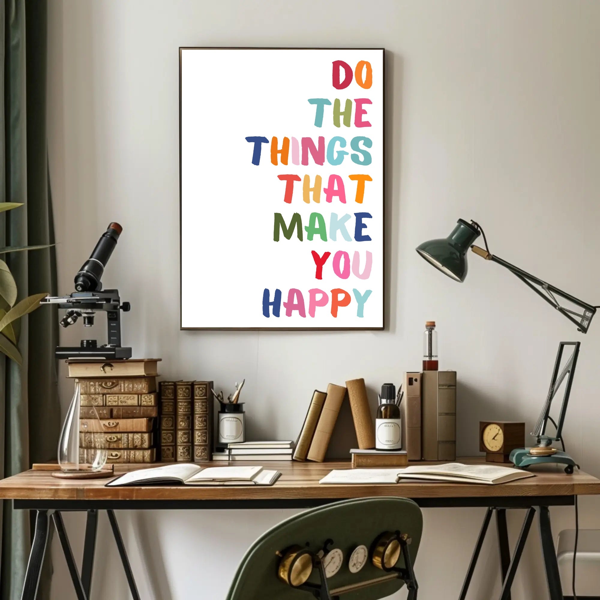 Motivational Poster: Uplifting Hand-Lettered Typography Art PosterGoat