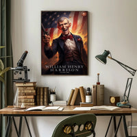 William Henry Harrison Tribute Poster