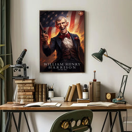 William Henry Harrison Tribute Poster
