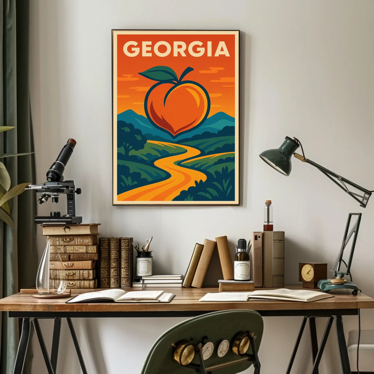 Georgia Peach Poster