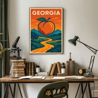 Georgia Peach Poster